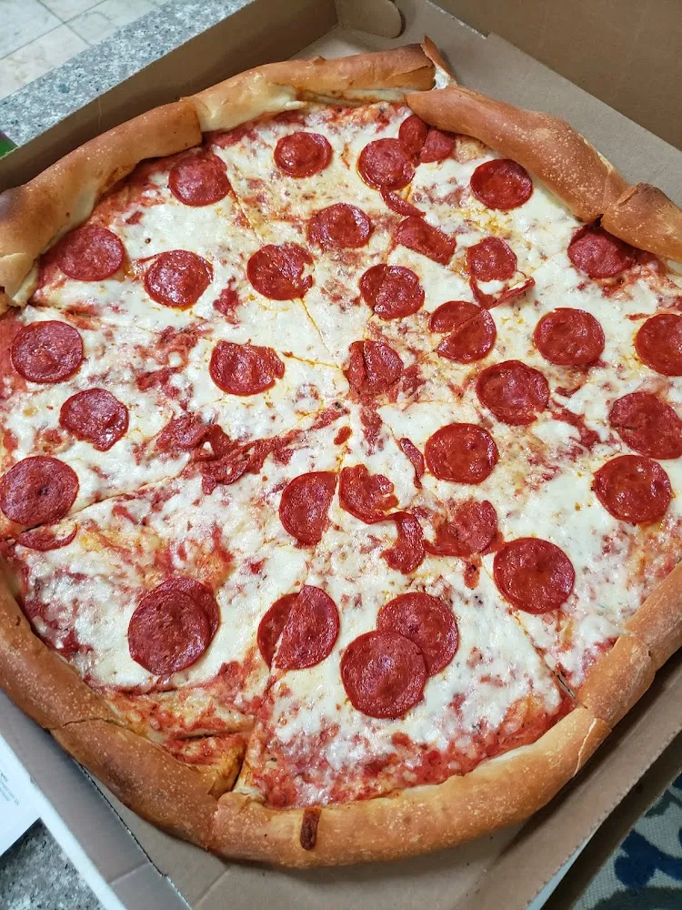 Beef Pepperoni Pizza Slice